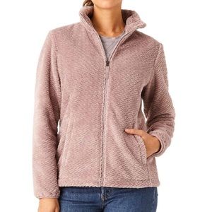 Free2B Braided Butter Pile Jacket in Thistle